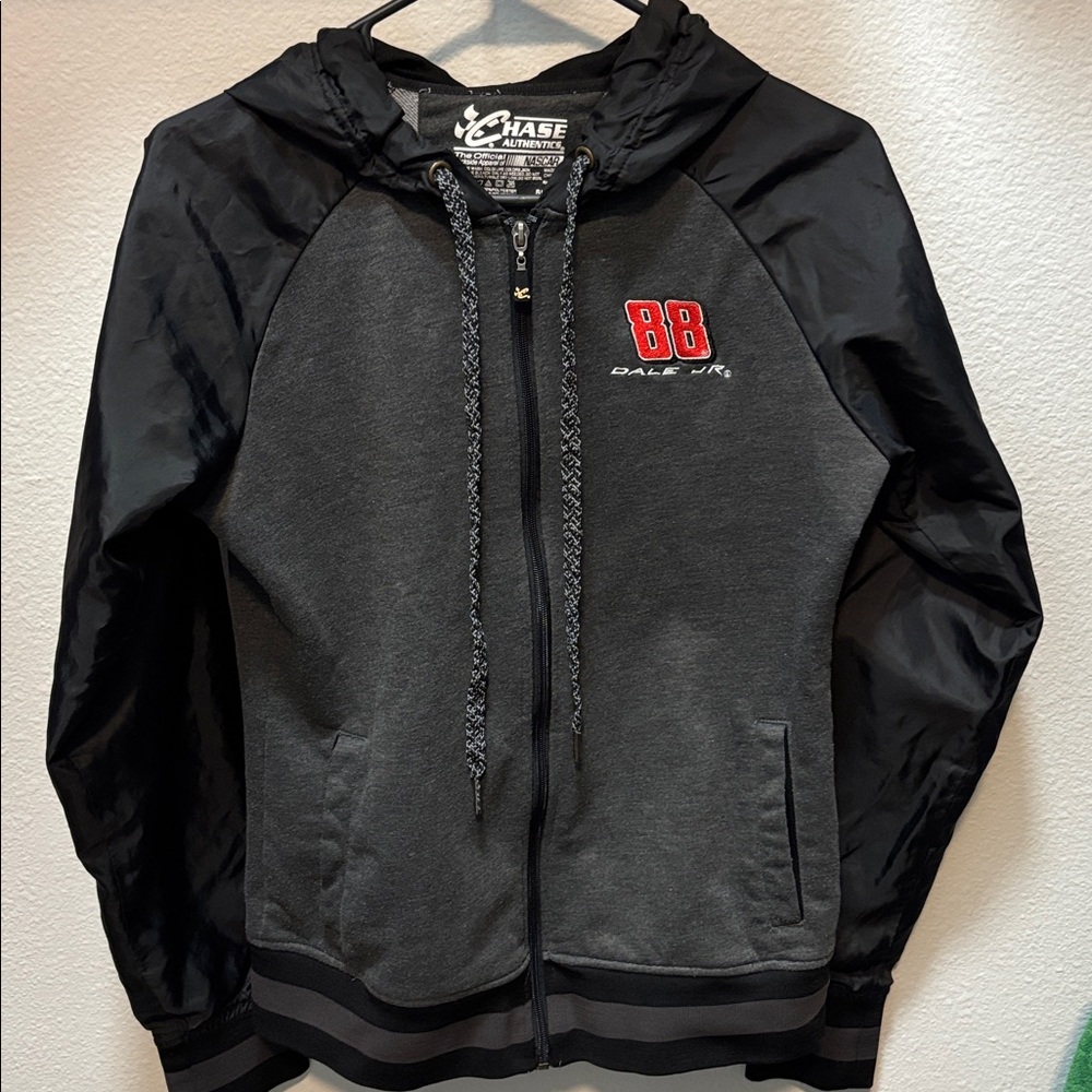 Chase Authentics Black and Gray Zipped Hoodie Jacket
Dale Earnhardt Jr